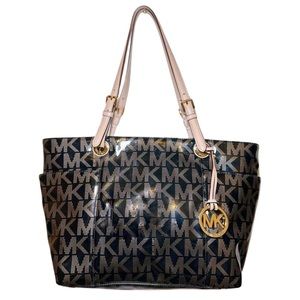 Michael Kors Patent Leather Handbag Tote